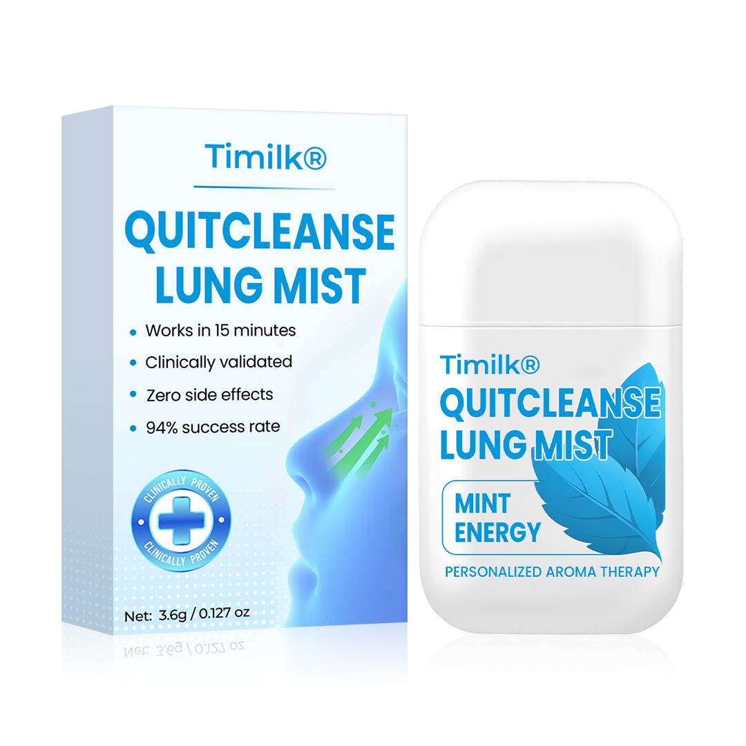 Timilk® QuitCleanse Lung Mist — Break Free From Cigarettes in 21 Days⭐