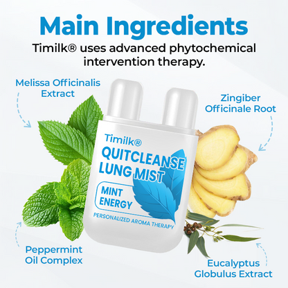 Timilk® QuitCleanse Lung Mist — Break Free From Cigarettes in 21 Days⭐
