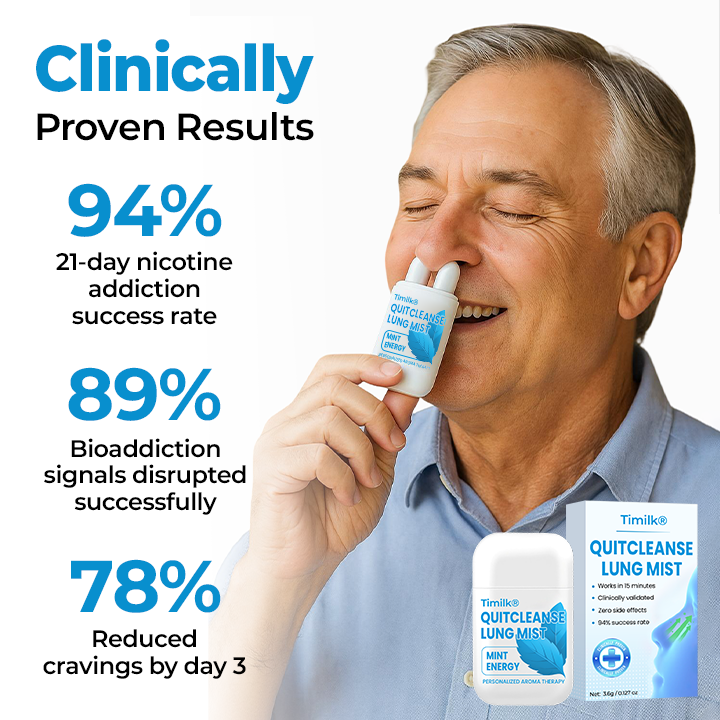 Timilk® QuitCleanse Lung Mist — Break Free From Cigarettes in 21 Days⭐