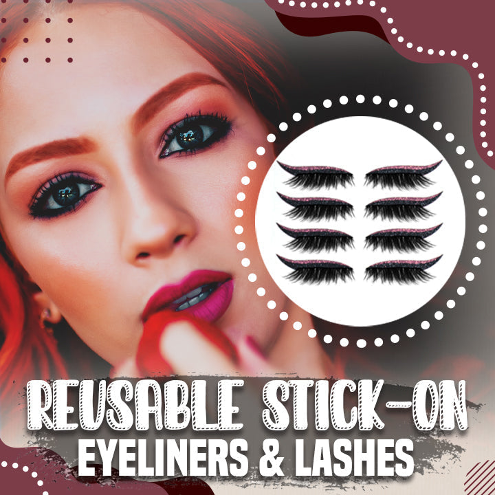 Reusable Stick-On Eyeliners & Lashes