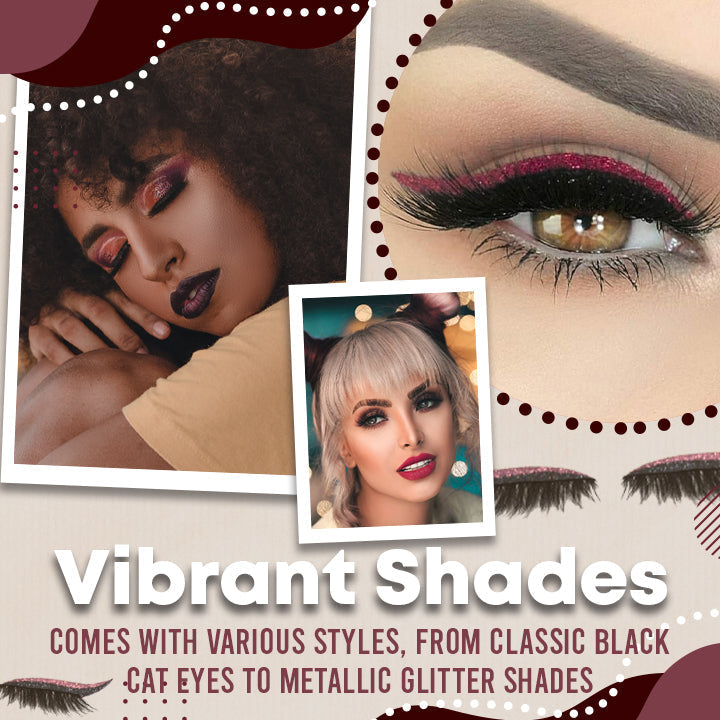 Reusable Stick-On Eyeliners & Lashes